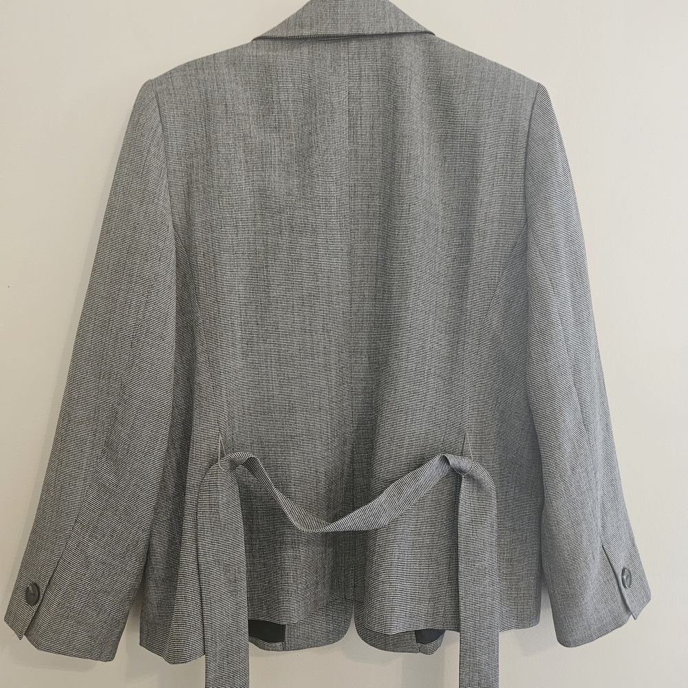 Kasper Women's Size 18 Gray Skirt Set Faux Pockets - Picture 7 of 16